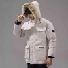Kanadensisk gås män Vinterjacka ner Fashion Coat Downs Jackor Stand Collar Coats Man Kvinnor Windbreaker Hoodie Mäns Parka Kanada