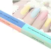 Pliki na paznokci 1PC sześcioosobowe pliki polerowania Matowe polerowane urządzenie Creative Manicure Tool Professional Naklejki Prud22