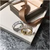 Agora anéis de noivado de ouro branco gelados para hip-hop mindinho masculino feminino anel de cristal completo para mulheres joias de marca de luxo para mulheres 240 mil