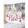 Arazzo da parete Buon Natale Decorazioni per la casa 60 x 51 pollici Arazzo Mandala Macrame Boho Hippie Arazzo da parete T200622