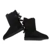 Snow Boots Women Shoes Short Boot Fashion Winter Bow Xmas For Ladies Girls Bowknot