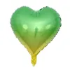 Neuer 18-Zoll-Folienballon mit Farbverlauf in Herzform und fünfzackigem Stern, Regenbogen-Aluminiumballon, Geburtstagsparty-Dekoration, BBB14496