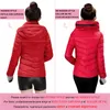 Nouveau manteau de mode pour dames veste d'hiver veste d'hiver pour femmes vêtements d'extérieur veste courte ouatée femme parka rembourrée pardessus pour femme 201225