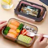 Transparente Lunchbox für Kinder Food Container Aufbewahrung Isoliert Bento Japaner Snack Frühstückskästen 2111038038954