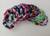 2022 new Titanium Sport Accessories 100pcs in stock baseball stitching bracelets for sports twist three rope bracelet, baseballs ropes bracelets