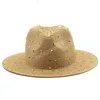 Printemps Été Sunhat Chapeau De Plage Chapeau De Paille Femmes Hommes Chapeaux À Large Bord Femme Homme Jazz Panama Cap Femme Homme En Plein Air Casual Caps Vacances Soleil Protection Sunhats