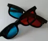 Ventes directes d'usine Lunettes 3D de type universel Lunettes stéréo cyan rouge et bleu Lunettes en plastique vision 3D NVIDIA rouge et bleu cyan