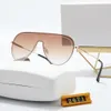 Neue Luxus-Sonnenbrille Herren Mode Sonnenbrille Designer Frau Trend Farbe Kröte Spiegel Polaroid Linse UV400 Sportbrillen Brillengestell Retro Glas