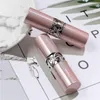 NEWES Toppkvalitet Rosa Tomt Läppstift Tube DIY Lip Rouge Compact Container Makeup Tool 12.1mm Lipgloss Balm Tubes 150pcs / Lot