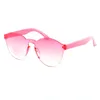 Kids Lovely Rimless Sunglasses Clear Full Lenses Frame With UV400 Protection Boys And Girls Cool Eyeglasses