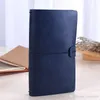 Solid Color Leather notepad Notebook Handmade Vintage Diary Journal Books Retro Travel Notepad Sketchbook Office School Supplies Gift WVT0939