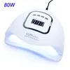 NEW 180W80W120W UV Lamp Nail Dryer Pro 5745 LED Manicure Ice Lamp 10306099s Smart Timing Drying Gel Fast 3676639