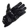 Guantes de cuero, guantes de carreras de motos, guantes protectores de cuero para ciclistas de cross-country