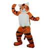 Costumes de mascotte Costume de mascotte de tigre Orange Animal de dessin animé Costume d'événement à grande échelle de vacances pour adultes
