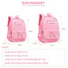 DIOMO de 6 a 12 anos de idade para a escola para crianças para meninas Fashion Dot Bow Bow School Backpack Stoping School The Gift for Girl LJ201225