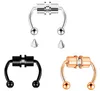 Magnétique Faux Piercing Nez Anneau Alliage Nez Piercing Cerceau Septum Anneaux Pour Hommes Femmes Bijoux Cadeaux