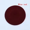 10 Colors Female Winter All Matched Warm Walking Hat Women Wool Beret Solid Color