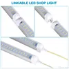 8FT LED Tubes Light 120W Integrado T8 LED Tubo Luz 8 pés Double Laterais 576leds 13000 Lumens AC 110-240V