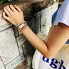 Белая селенитная обертка браслеты ручной работы для женщин натуральный камень из бисера, кожаный браслет, подлинная кожа 5 прядей, браслет y200730