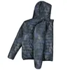 남자 위장 가열 겨울 따뜻한 재킷 usb 난방 패딩 스마트 서모 스탯 컬러 후드 의류 220105