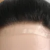 Q6 Toupee para Homens Lace PU Base Sistema de Substituição de Cabelo Humano Unidade Durável Prótese de Cabelo Masculino