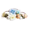 3 pezzi set carino neonato capretti ragazze bambino boho fiore floreale fascia copricapo accessori per capelli strumento pografia17209453