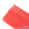 Consigli sani #Red Loop Micro Anello Estensioni dei capelli umani Remy 50 g/set 100 fili Micro perline in silicone Capelli lisci naturali brasiliani