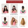 Peruk Saç Avrupa ve Amerikan Kadın Mısır Perm Uzun Curl Afrika Küçük Kıvırcık Kıllar Moda Su Dalga Peruk WH0534