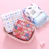 10 Style Girls Diaper Sanitary Napkin Storage Bag Canvas Sanitary Pads Package Bags Coin Purse Jewelry Organizer Pou9022280