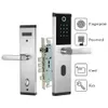 Cyfrowy biometryczny palectwa Passwless Keyless Smart Drzwi Lock FingerPrint + Hasło + Karta RFID + Klucz odblokowywanie 4 sposobów Y200407