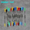 흡연 자아 E CIG 왁스 분무기 스테인리스 스틸 티타늄 네일 DABBERS 도구 드라이 허브 기화기 Dabber 도구 실리콘 컬렉터 6238788