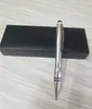 Corpo della testa di cristallo di alta qualità con clip argento penna a sfera penna designer penna penna di cancelleria forniture per ufficio scuola scrittura per il miglior regalo