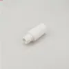 100pcs / lot 15ML HDPE البلاستيك الأبيض زجاجة رذاذ الأنف مع ضباب ناعم مستمر غطاء مستقيم للمواد الطبية Qualtity