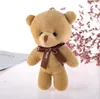 Qixi Festival Valentines Day Plush Pendant Siamese Teddy Bear Bow Tie Bear Bag Accessories Small Gift Doll Keychain8520417