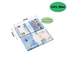 NIEUW FAKE GELD BANKNOTE 10 20 50 100 100 200 US Dollar Euros Realistische speelgoedbar Props Copy Valuta Movie Money Faux-Billets