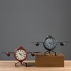 Metal Vintage Airplane Table Clock, 7.5" 201120