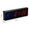 1.5 "Gym Timer LED-interval Trainingstijd en rusttijd Alternate Countdown telt als stopwatch A18