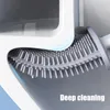 Guret Silicone TPR pincel para acessórios para banheiro Não há escova de limpeza de ângulo morto para drenagem drenável ferramentas de limpeza plana