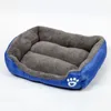 Lits pour chiens Lit de fond étanche pour chiens Doux polaire Chaud Chat Lit Maison Petshop Chiot Lit Coussin pour animaux de compagnie Tapis pour grands chiens S3XL 201119