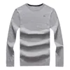 Mäns Tröjor 2021 Park O-Neck Tjock Varm Pullover Män Casual Striped Sweater Kläder Höst Vinter Knitwear Pull Homme