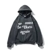 ss Men Hoodie CPFM YE MUST BE BORN AGAIN Letter Printed High Street Hip Hop Hoodies 6 Color Hooded Sweatshirt Cheap Hoodie_xymy