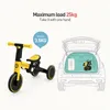 uonibaby 4 in 1 Baby Balance Bike Passeggino per bambini Trolley a pedali Triciclo a due ruote Bicicletta per bambini9514978