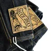 SauceZhan 315XX-18OZ pour hommes Taper Fit Selvedge Denim Raw Blue Jeans épais 18 OZ Vintage 201117