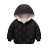 Benemaker Bomber Jacka för Girl Boy Barnens Vinter Oavsett kläder Varma Parkas Coats Baby Kids Windbreaker OuterWear YJ026 LJ201126