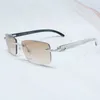 Occhiali da sole firmati Designer Buffs Legno Montature per occhiali di marca Uomo Bianco Nero Bufalo Occhiali da sole in legno Cariter Horn Eyewear Avdpc1900