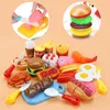 Children's kitchen toys simulation microwave oven educational toys mini kitchen food pretend role play girl toy LJ201211