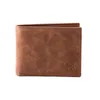 Nxy Wallet Cartera Corta Para Hombre Monedero Bolso De Mano Marrn 0212