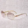 round diamond buffs sunglasses frame 7550178 with natural white buffalo horn eyeglasses, size: 57-22-135mm