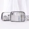 PVC Clear Make Up Case Transparante Reizen Cosmetische Tas Kleine Grote Make-up Organizer Toiletto Bad Wash Opslag Pouch Bag