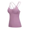 New Style Chest Fold Yoga Vest Sexy Thin Belt Cross Beauty Strap Sports Bra Running Fitness Tank Tops Gym Clothes Women9415233